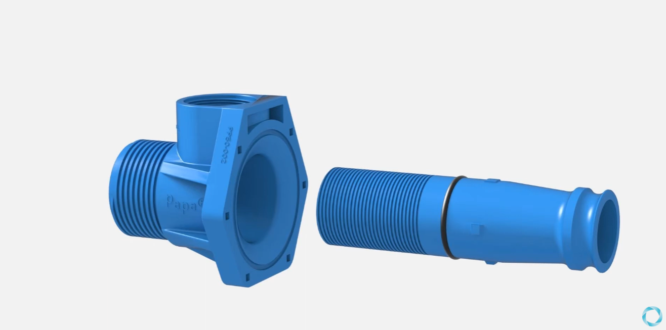 How to re-assemble Composite ram pump